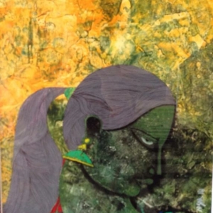 Abstract Figure in Green